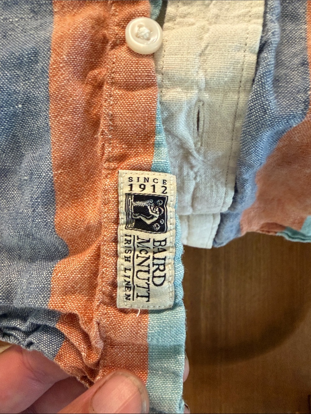 J Crew linen button up shirt size S - Picture 3 of 5